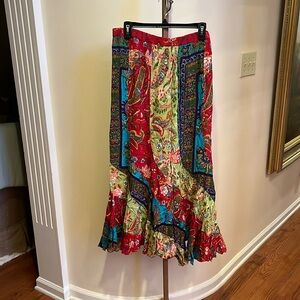 Boutique boho skirt size XL